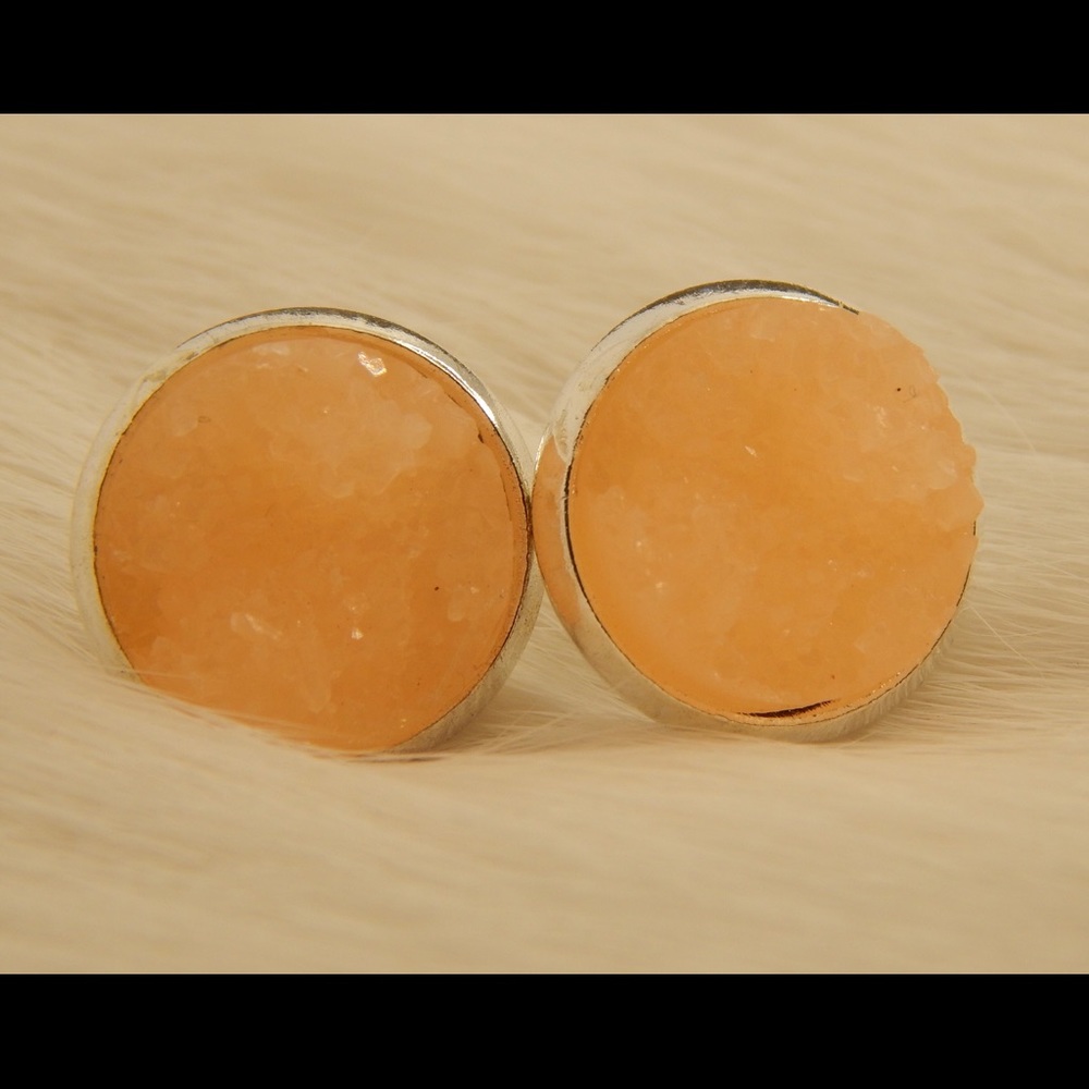 Druzy Stud Earrings
